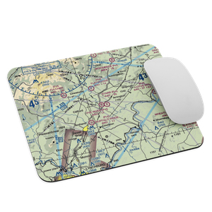 Tye River Airport (1VA3) VFR Sectional Mouse Pad