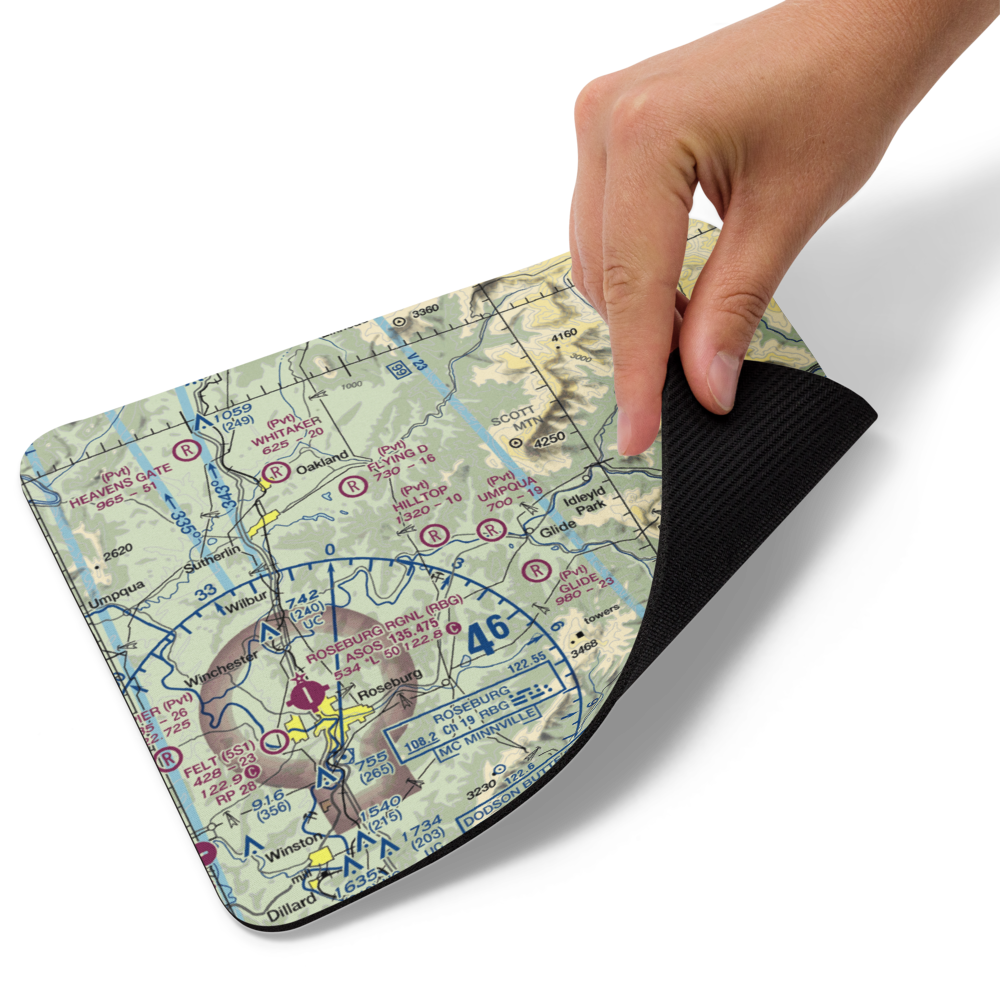 Umpqua Airport (58OR) VFR Sectional Mouse Pad 