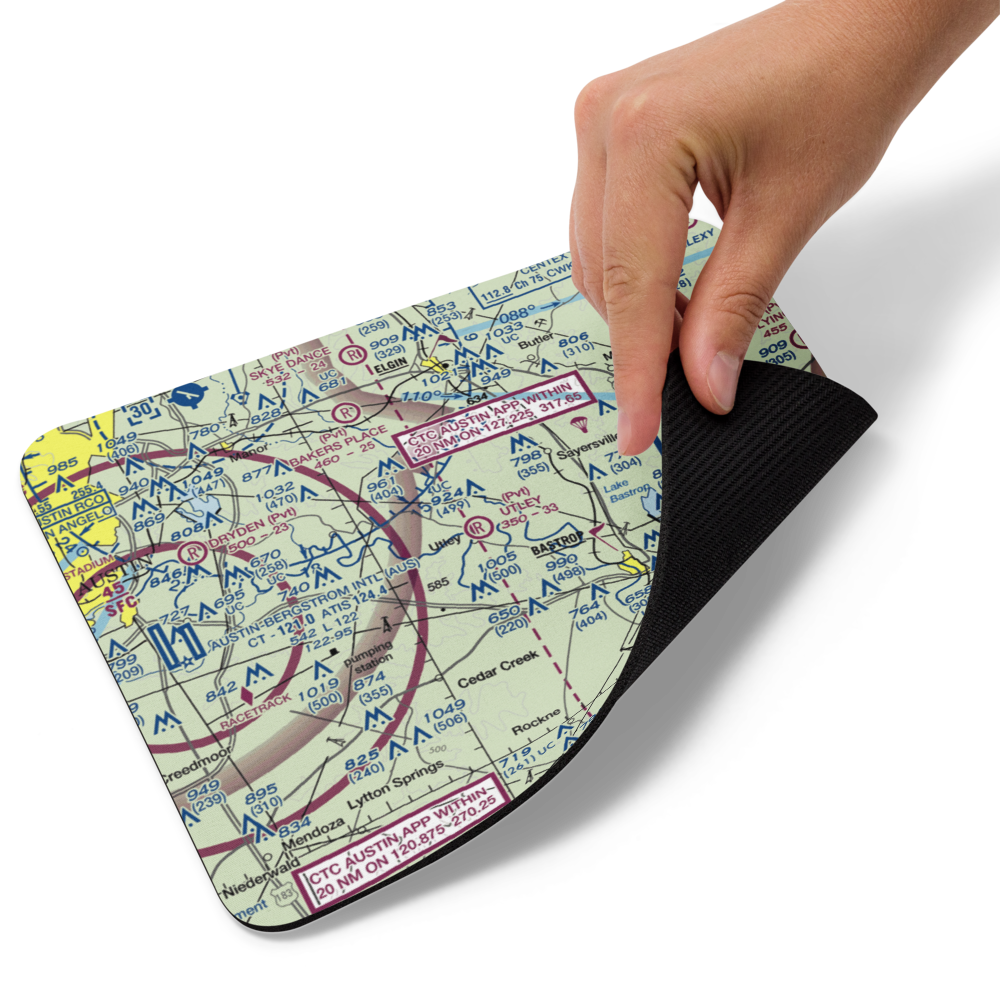 Utley Field (US-0177) VFR Sectional Mouse Pad 