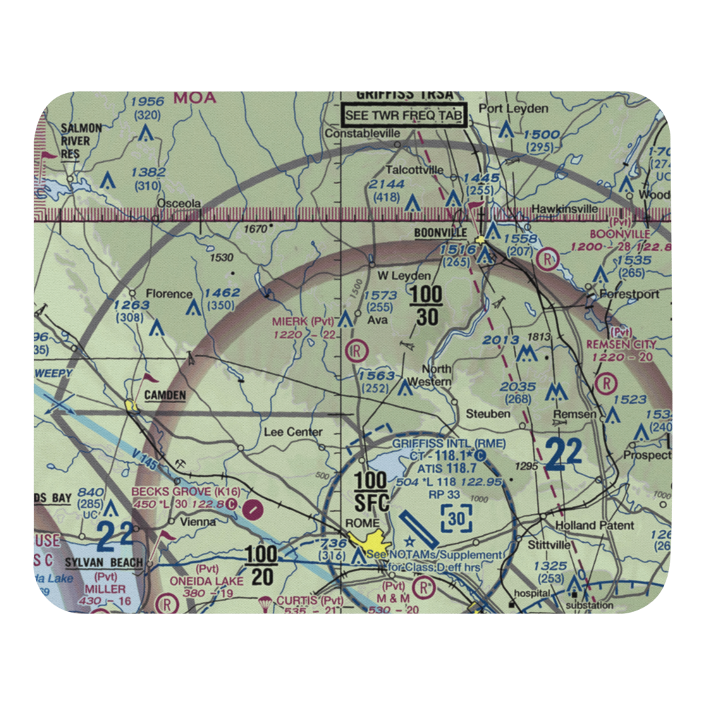 Valenty Mierek Airport (NY59) VFR Sectional Mouse Pad 