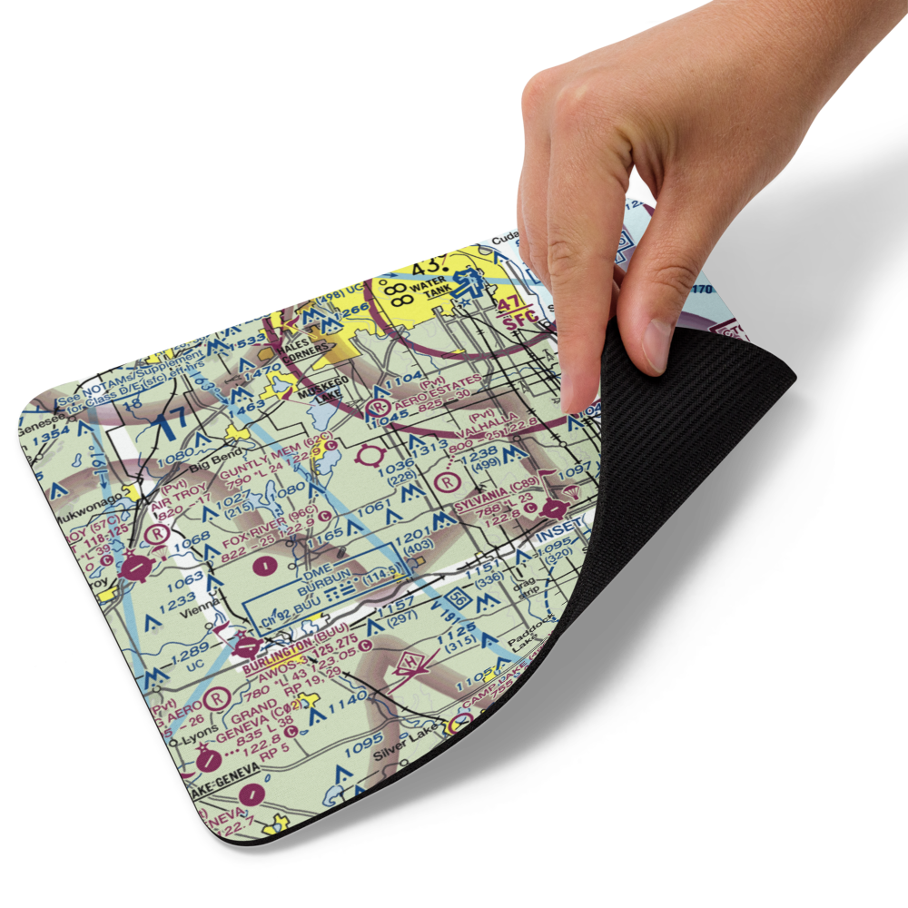 Valhalla Airport (84C) VFR Sectional Mouse Pad 