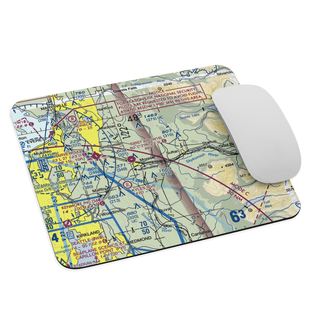 Van De Plasch Airport (WN20) VFR Sectional Mouse Pad 