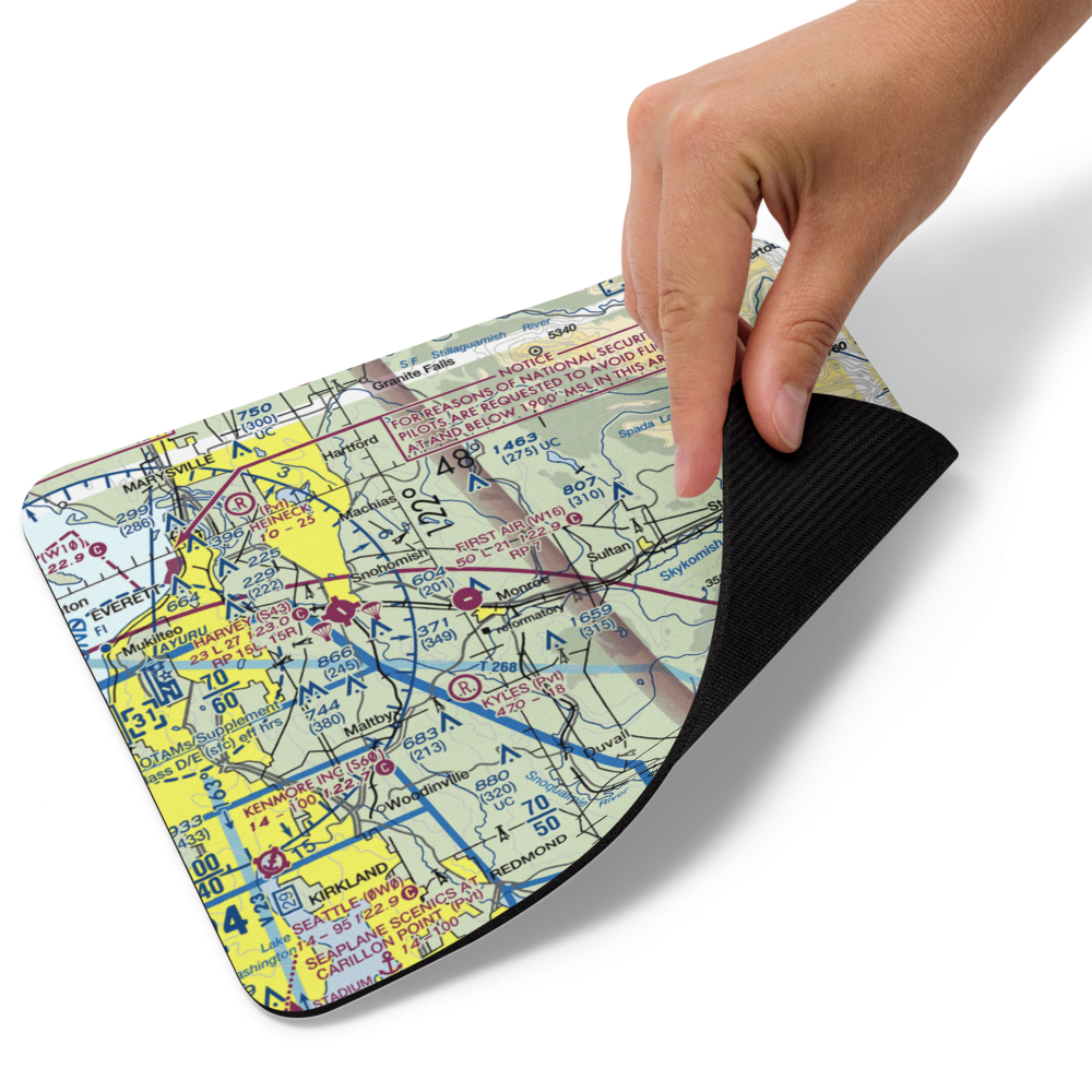 Van De Plasch Airport (WN20) VFR Sectional Mouse Pad 