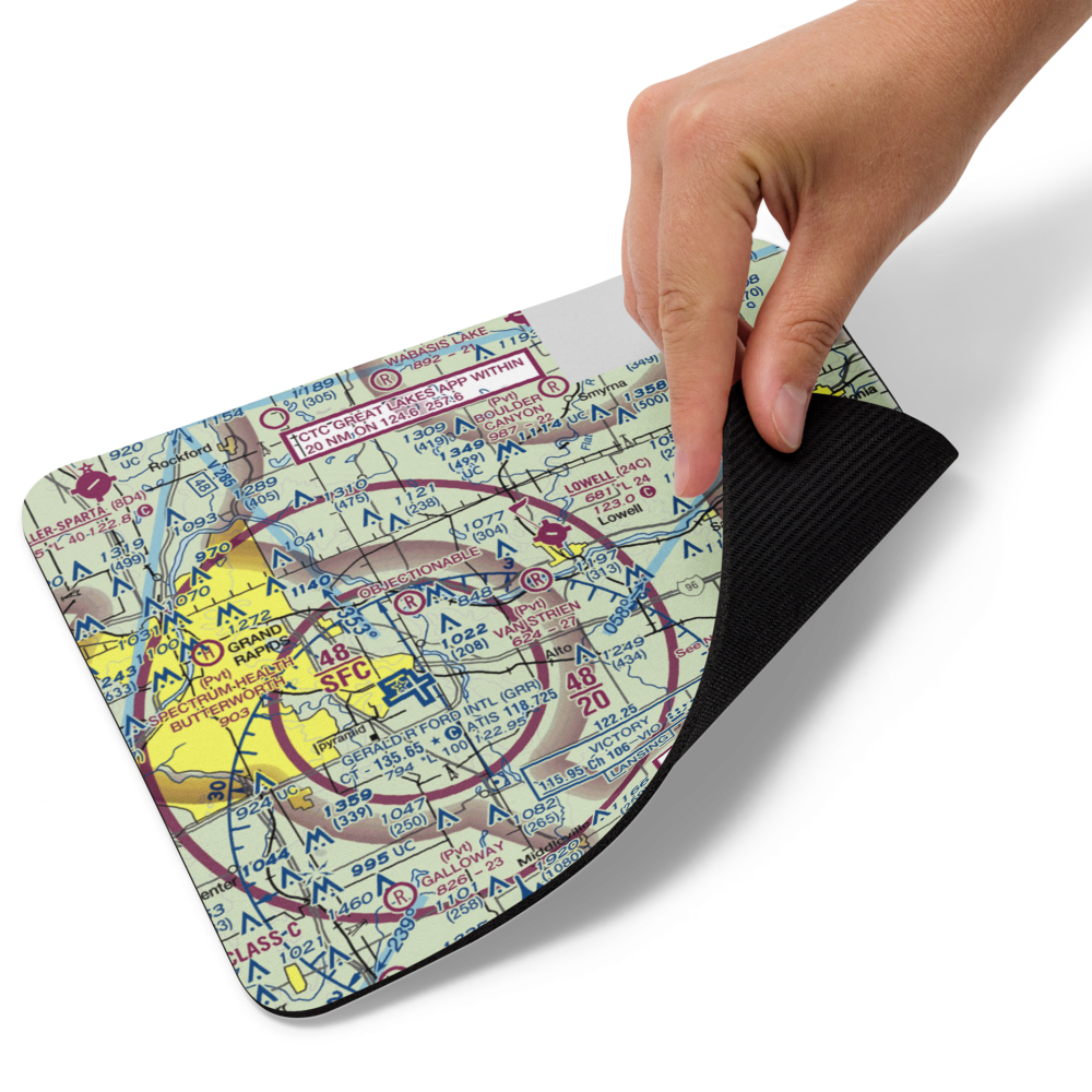 Van Strien Airport (26MI) VFR Sectional Mouse Pad 