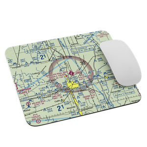 Vermilion Regional Airport (DNV) VFR Sectional Mouse Pad