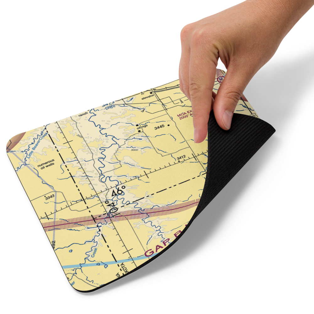 Vernon Miller Private Airport (NA22) VFR Sectional Mouse Pad 
