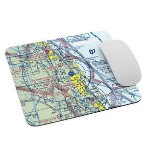 Vero Beach Regional Airport (VRB) VFR Sectional Mouse Pad