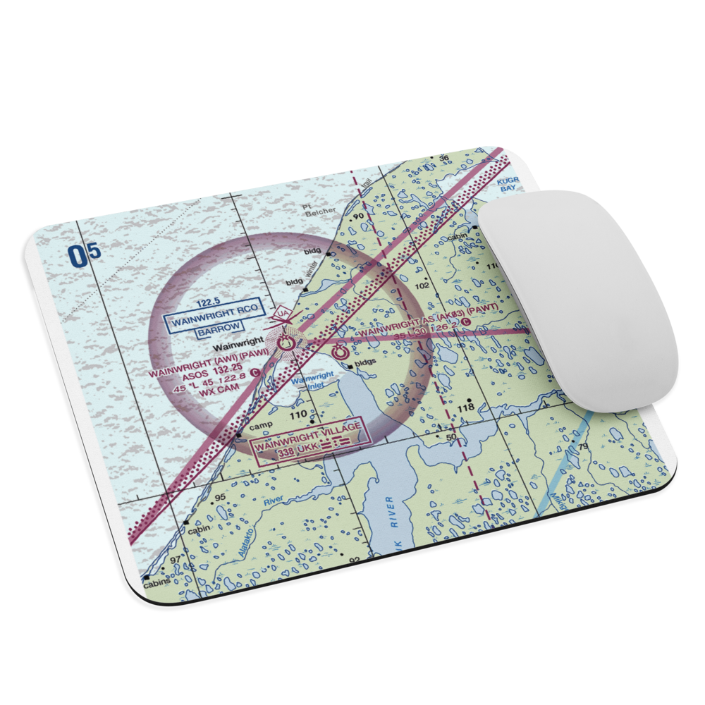 Wainwright Air Station (AK03) VFR Sectional Mouse Pad 