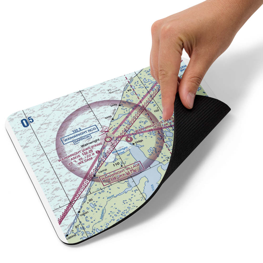 Wainwright Air Station (AK03) VFR Sectional Mouse Pad 