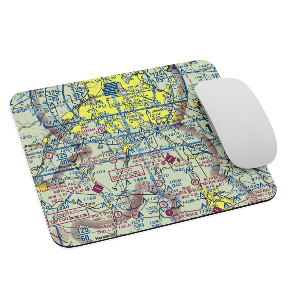 Walker Field (GA90) VFR Sectional Mouse Pad 