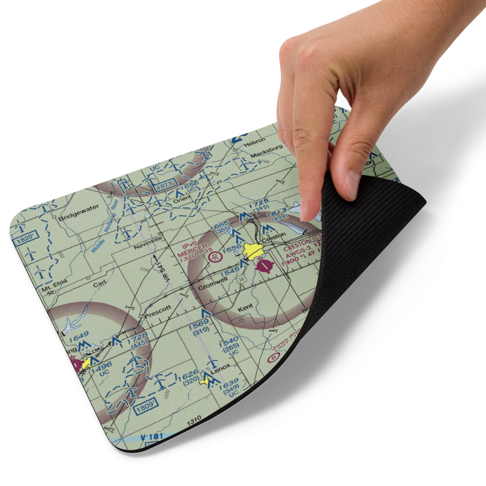 Wallace Field (1IA4) VFR Sectional Mouse Pad 
