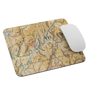Warm Springs Creek Airport (0U1) VFR Sectional Mouse Pad