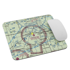 Washington Municipal Airport (AWG) VFR Sectional Mouse Pad