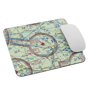 Washington Wilkes County Airport (IIY) VFR Sectional Mouse Pad
