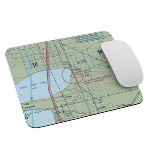 Waskish Municipal Airport (VWU) VFR Sectional Mouse Pad