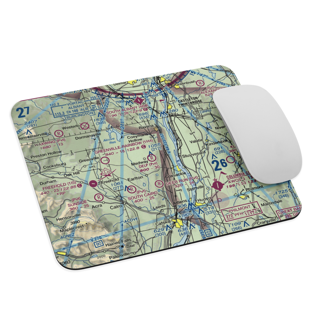 Wayne Delp Airport (33NY) VFR Sectional Mouse Pad 