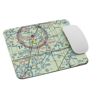 Wayne Ziller Jr Airport (4IL2) VFR Sectional Mouse Pad