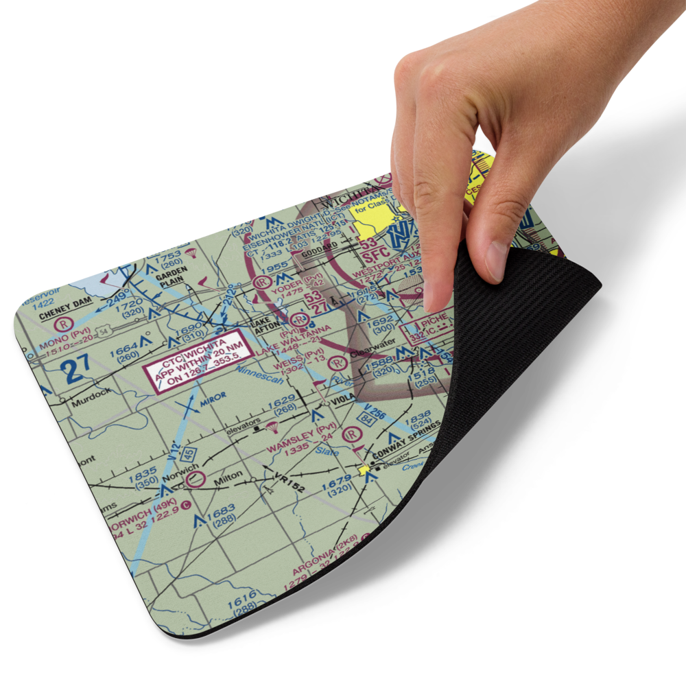 Weiss Acres Airport (24KS) VFR Sectional Mouse Pad 