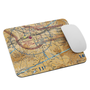 West Divide Airport (2CD4) VFR Sectional Mouse Pad
