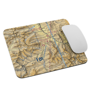 West Fork Lodge Airport (4U7) VFR Sectional Mouse Pad