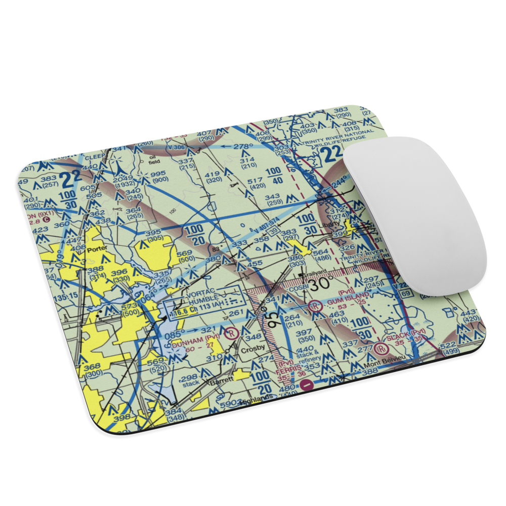 West Liberty Airport (TS35) VFR Sectional Mouse Pad 