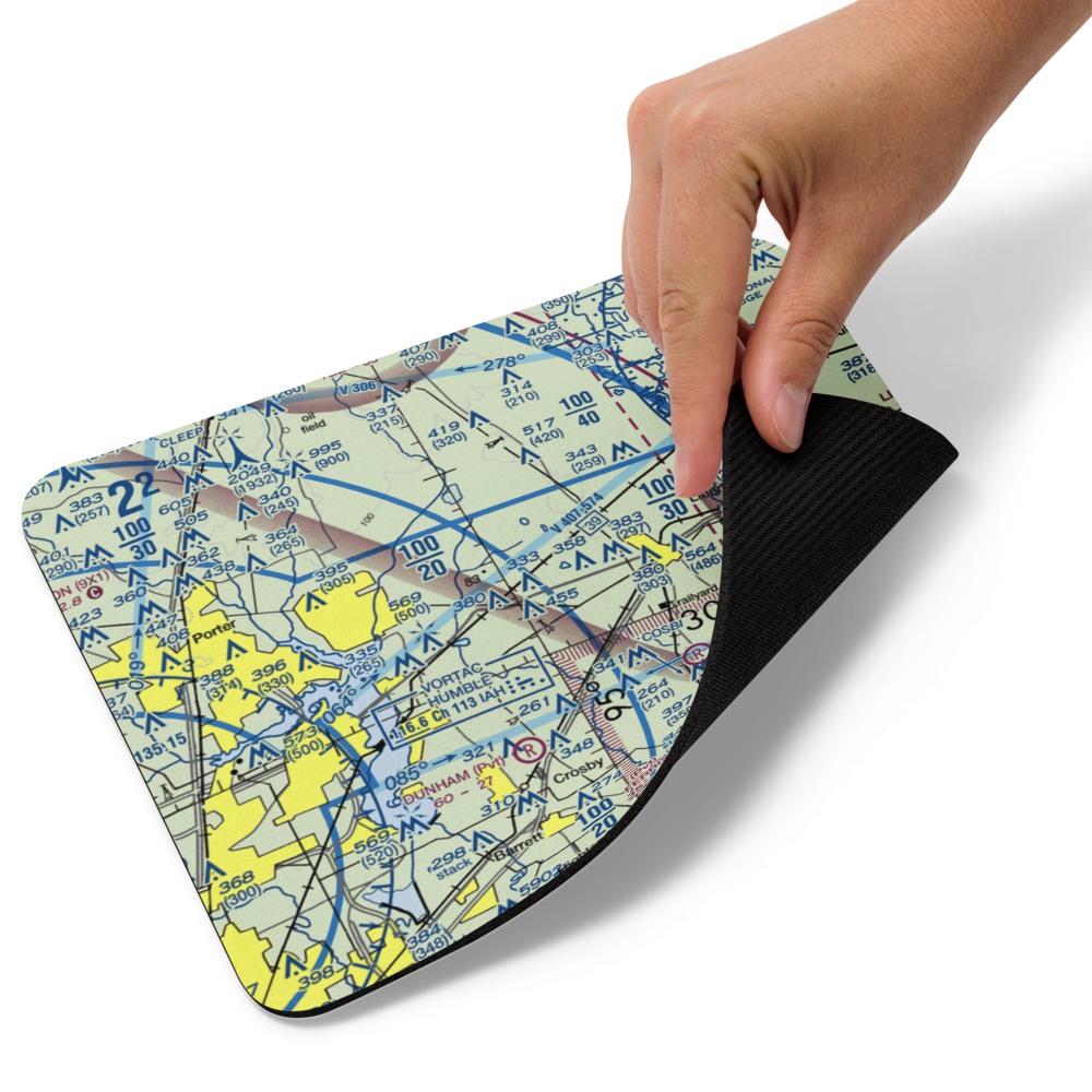 West Liberty Airport (TS35) VFR Sectional Mouse Pad 
