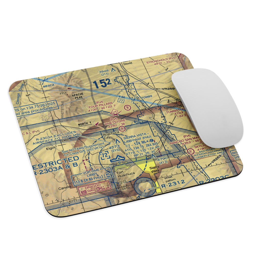 Whetstone Airport (11AZ) VFR Sectional Mouse Pad 