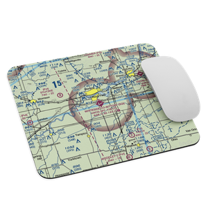 Whiteside County Airport-Joseph H Bittorf Field (SQI) VFR Sectional Mouse Pad