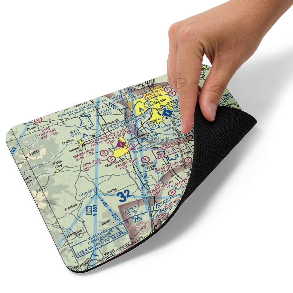 Wigrich Airport (OR85) VFR Sectional Mouse Pad 