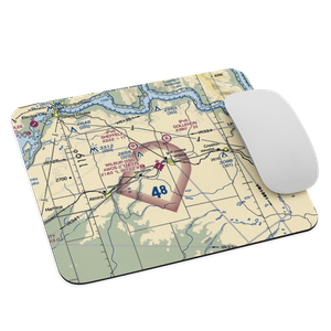 Wilbur Airport (2S8) VFR Sectional Mouse Pad