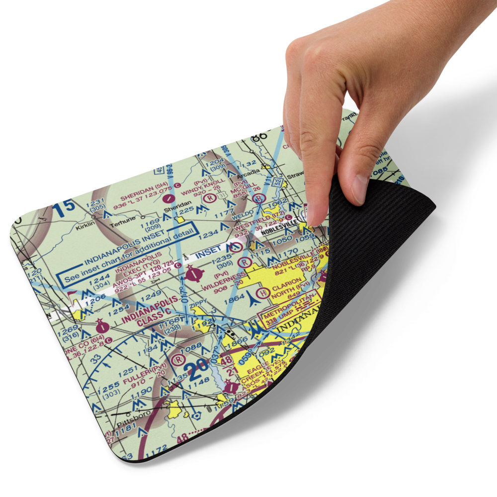 Wilderness Field (IN60) VFR Sectional Mouse Pad 