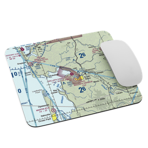 Willapa Harbor Airport (2S9) VFR Sectional Mouse Pad