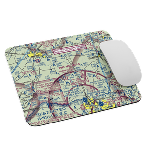 William Irving Lewis Airport (09NC) VFR Sectional Mouse Pad
