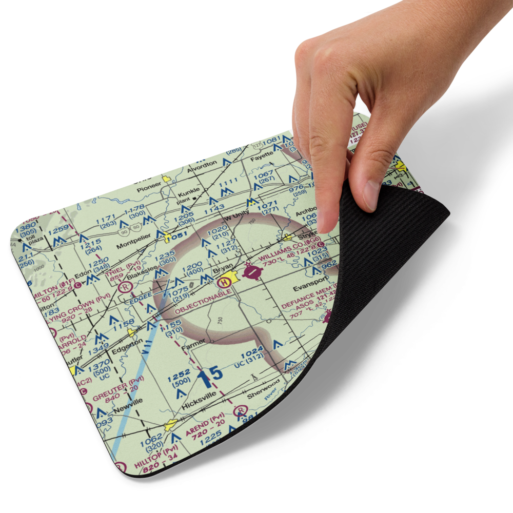 Williams County Airport (0G6) VFR Sectional Mouse Pad 