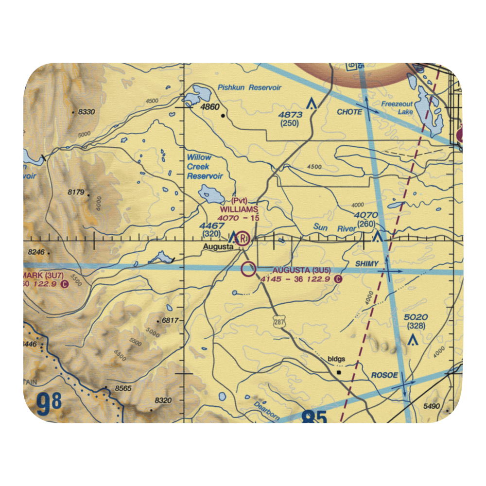 Williams Field (0MT1) VFR Sectional Mouse Pad 