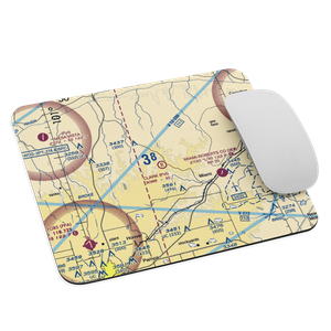 Willis N Clark Airport (5TE8) VFR Sectional Mouse Pad