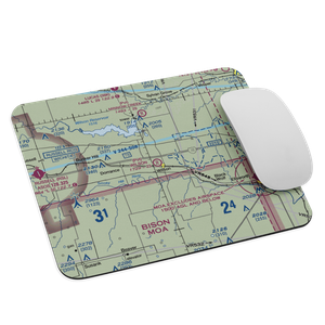 Wilson Airport (2KS3) VFR Sectional Mouse Pad