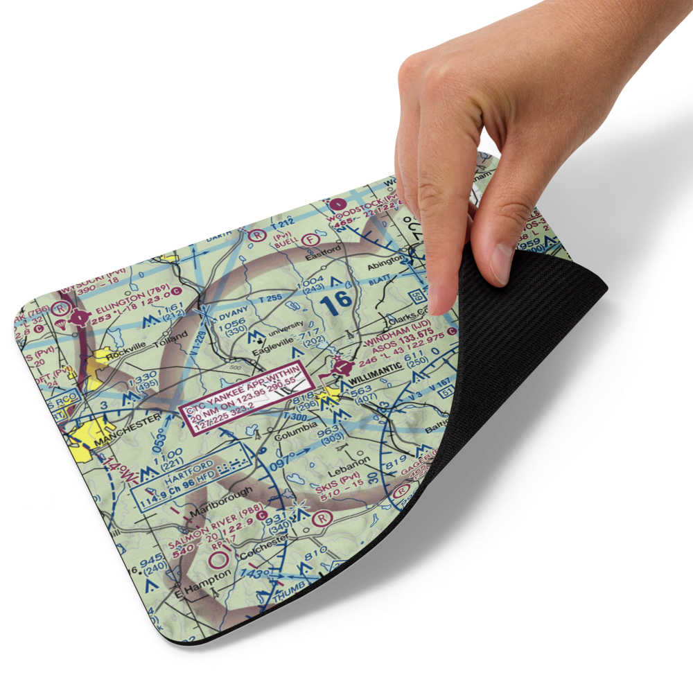 Windham Airport (IJD) VFR Sectional Mouse Pad 