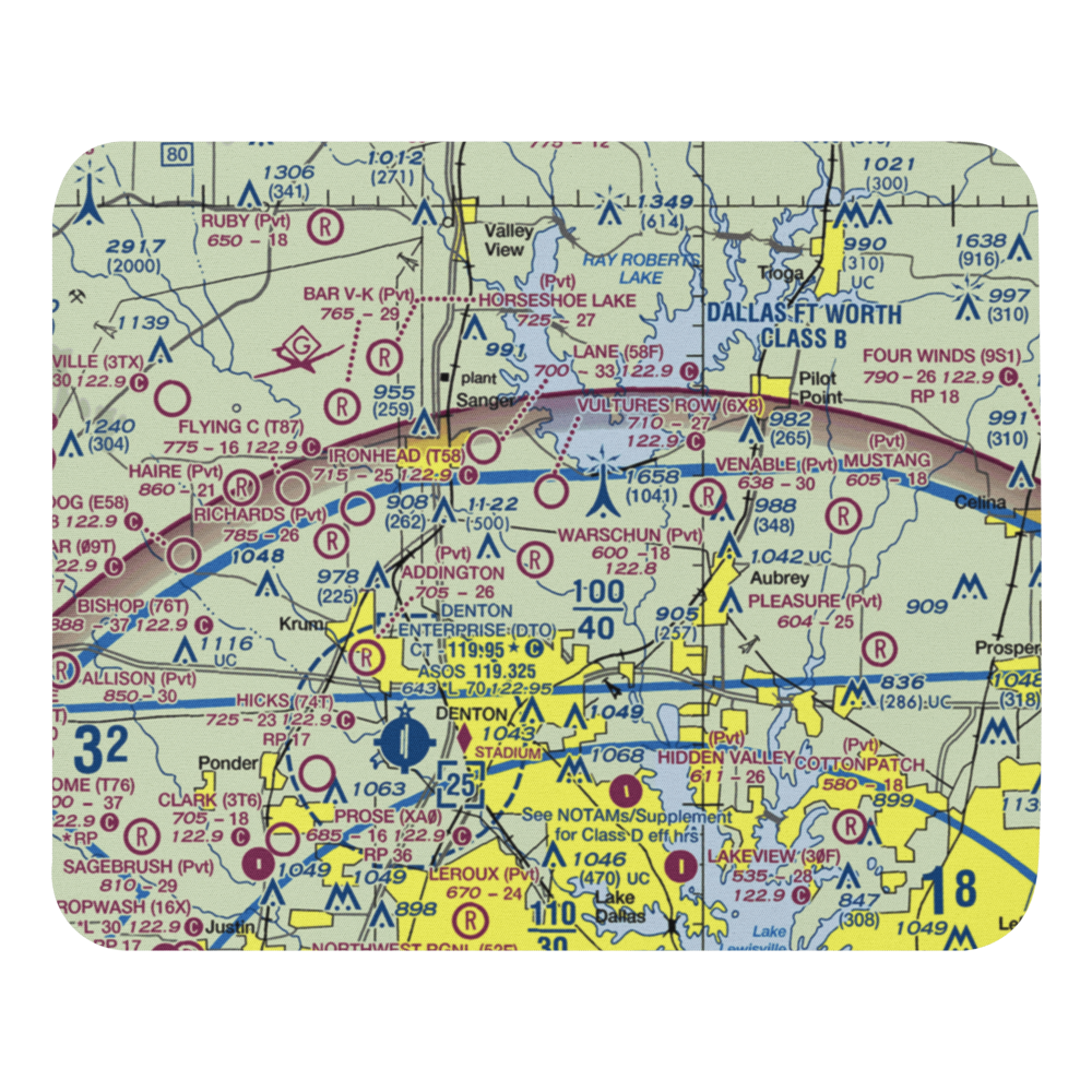Windy Hill Airport (46XS) VFR Sectional Mouse Pad 