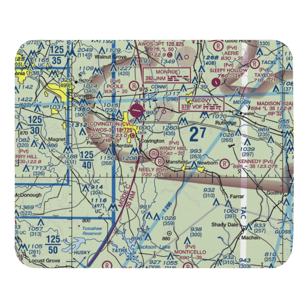 Windy Hill Airport (GA83) VFR Sectional Mouse Pad 