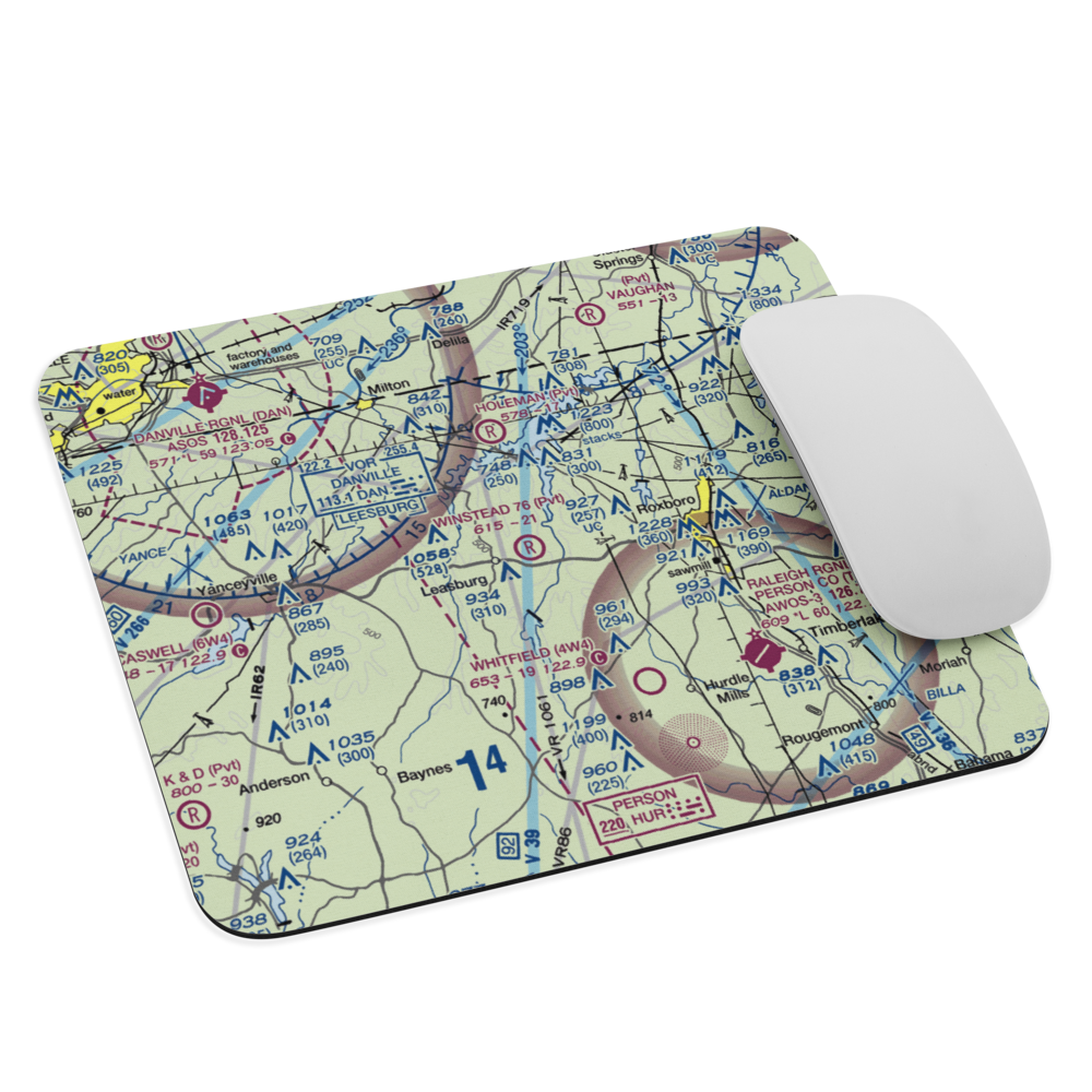 Winstead '76' Airport (68NC) VFR Sectional Mouse Pad 