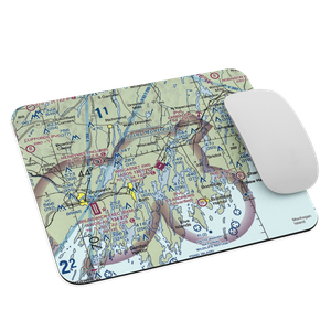 Wiscasset Airport (IWI) VFR Sectional Mouse Pad