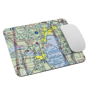 With Wings And A Halo Airport (0WI7) VFR Sectional Mouse Pad
