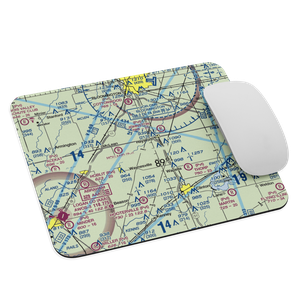 Wm Quinton Restricted Landing Area (9IL3) VFR Sectional Mouse Pad