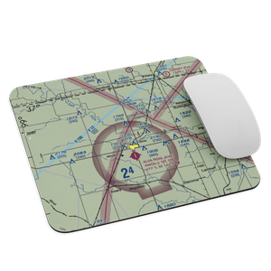 Woodlake Airport (OK14) VFR Sectional Mouse Pad
