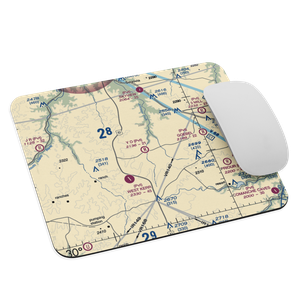 Y O Ranch Airport (XS22) VFR Sectional Mouse Pad