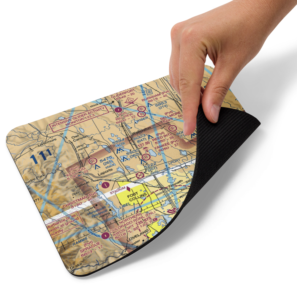 Yankee Field (CO53) VFR Sectional Mouse Pad 