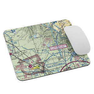 Yosemite Hidden Lake Ranch Airport (0CL0) VFR Sectional Mouse Pad