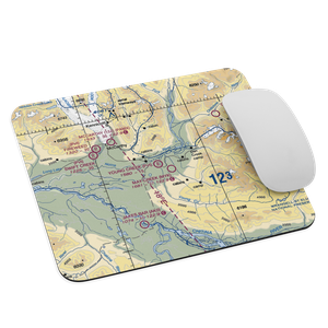 Young Creek Airport (0AK5) VFR Sectional Mouse Pad