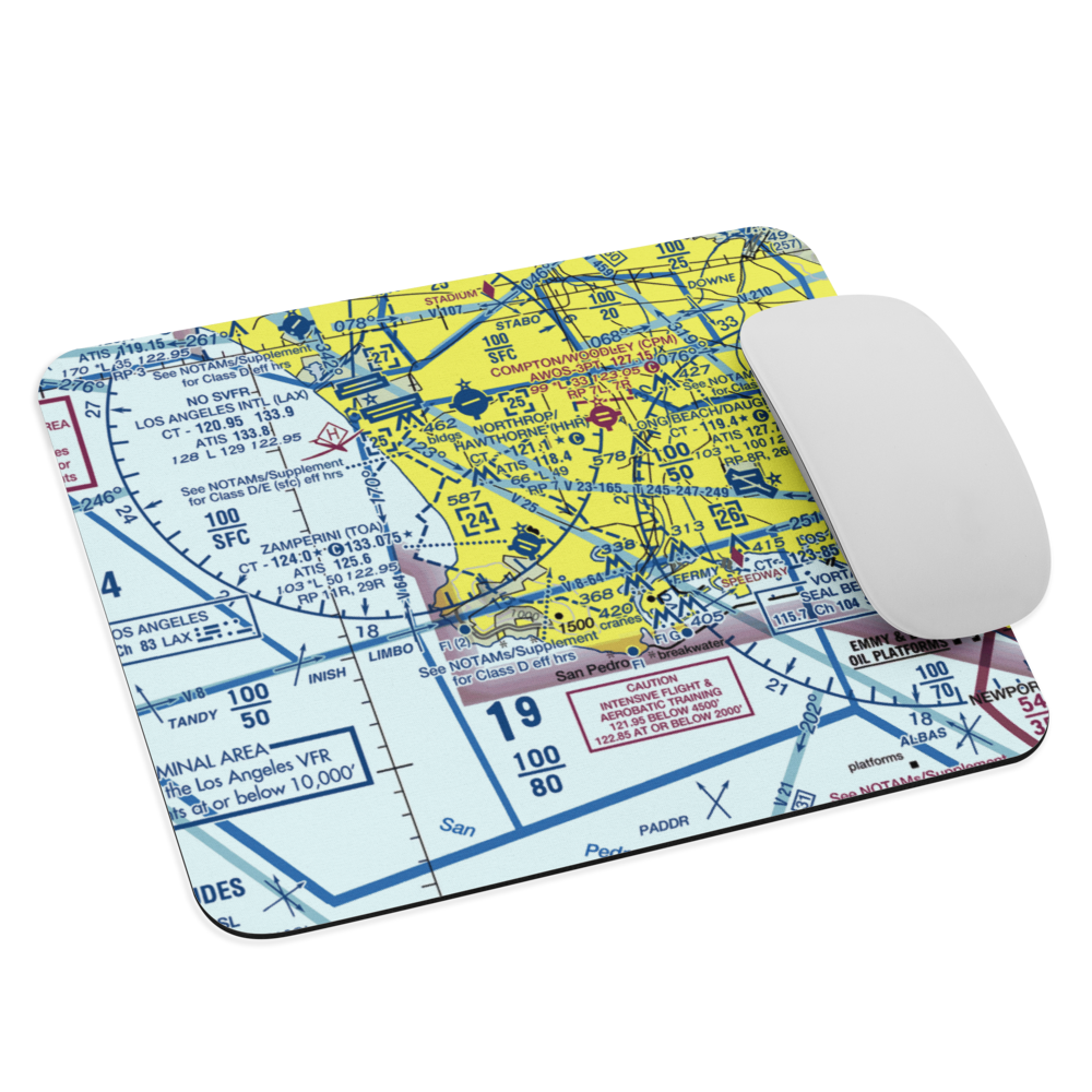 Zamperini Field (TOA) VFR Sectional Mouse Pad 